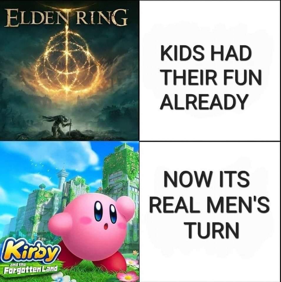 needtimepieces's tweet photo. Saw this on a Facebook Nintendo Switch group lmao #EldenRing #KirbyandtheForgottenLand https://t.co/4FBkfeyXU5