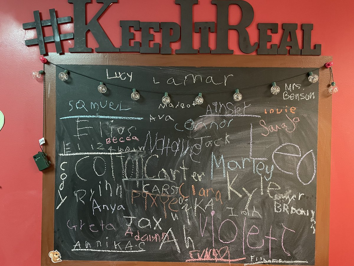 jchappuiscf's tweet photo. A couple rounds of the staff “star of the show” awards, a full chalkboard of real deal winners and a fantastic good news phone call. I could not be more proud! @learninginthe252 #cfelem #proudprincipal https://t.co/BwCEFv2lsC