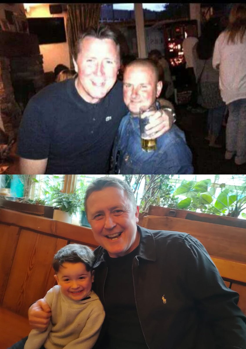 Amazing that @tezzabaker and his grandson Frankie are just about the same size in photos of us both together🤔😉 <a href="/RoversMillau/">MILLAU</a> 👀👀😂🤣😂