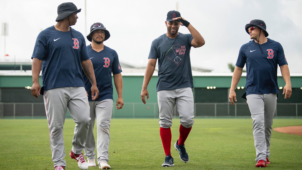 RedSox's tweet photo. Just thought you should know we’re all about bucket hats now. https://t.co/MmU4UoXdwT