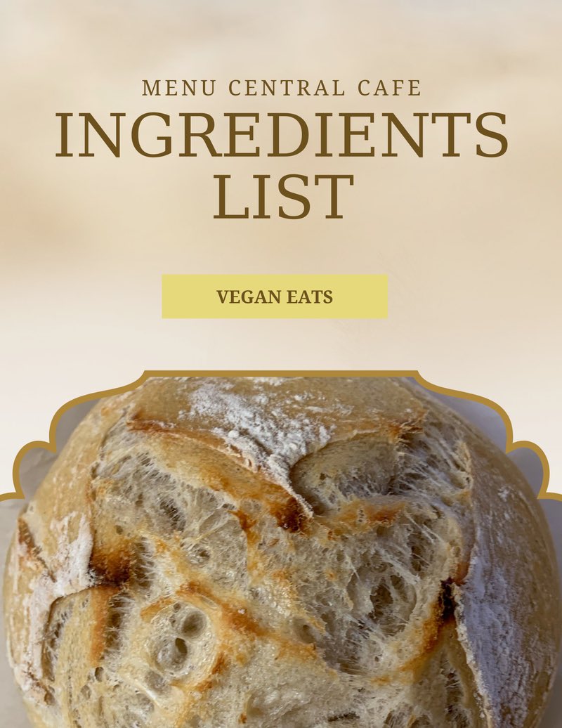 CentralCafePC's tweet photo. Full Menu Ingredients List now up on our website, link in bio. Working on the nutritional facts booklet as well. Updates will come as i flush out the recipes https://t.co/hppxtHH7uG