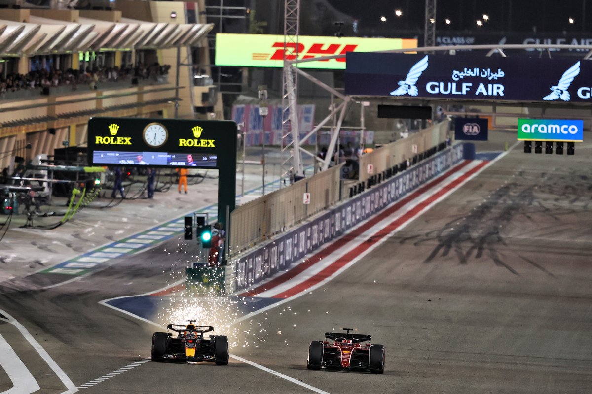 wearetherace's tweet photo. Seems like quite a while ago now but... this was a pretty fun battle, wasn't it? 🤩

#BahrainGP | #F1 https://t.co/GliNlRSOQ0
