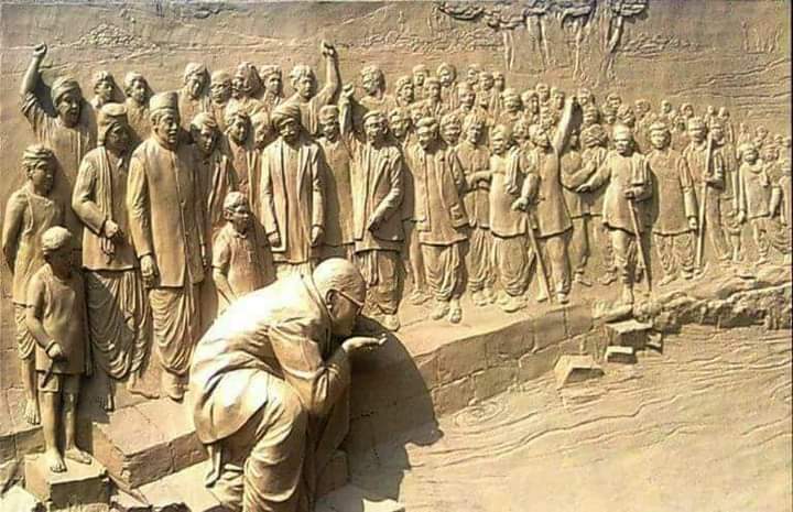 Loktantric's tweet photo. यह संघर्ष पानी के लिए नहीं वरन मानव अधिकारों के लिए था l 
#MahadSatyagraha https://t.co/P0fOzak334