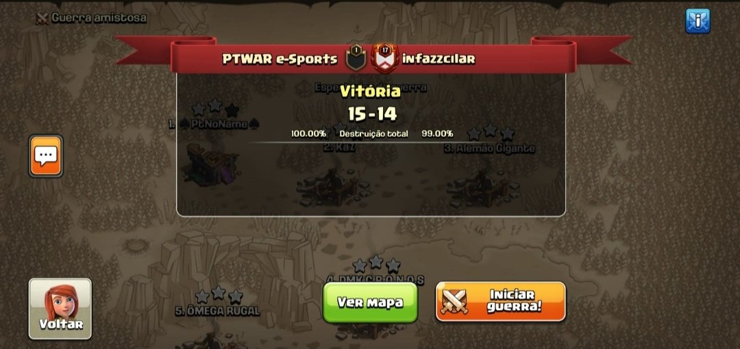 ⚔ Game Day ⚔

1st win of the day with a nice PW from the boys! 🔥

🏆 <a href="/FrenchCup/">French Clash Cup</a>

Triples
⭐⭐⭐ <a href="/PtNoName_PTWAR/">PtNoName</a> 
⭐⭐⭐ @cronoscoc 
⭐⭐⭐ #AlemaoGigante
⭐⭐⭐ @KaZ_PTWAR 
⭐⭐⭐ <a href="/TheKingProoo/">TheKingPro</a> 

#GoPTWAR