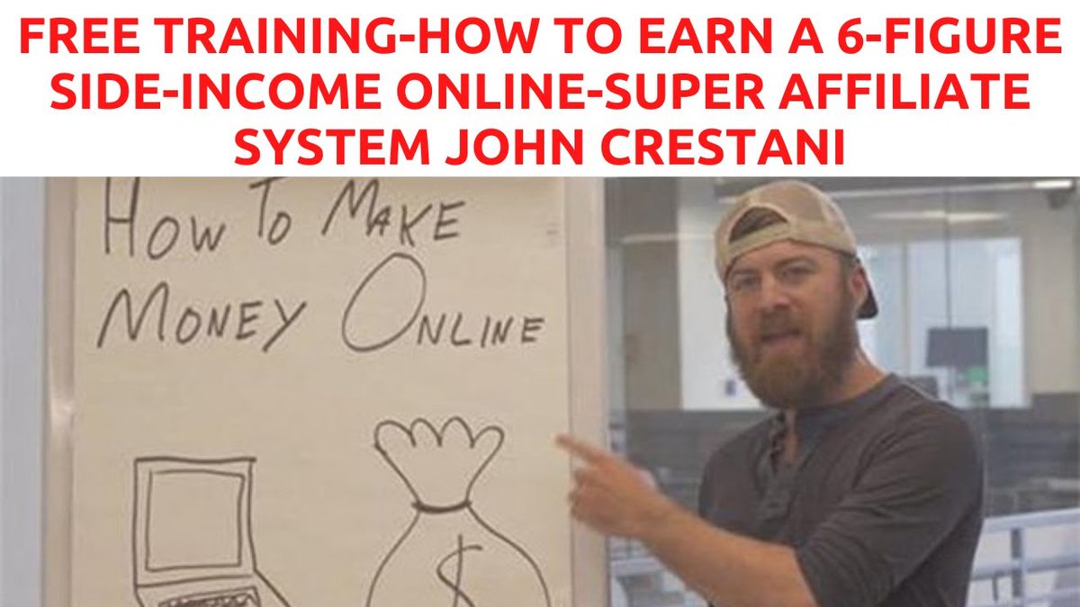 New upload - "FREE TRAINING-How to Earn a 6-Figure Side-Income Online-Super Affiliate System Review  John Crestani"

Watch Now: youtu.be/kqLS-pFFqb4

(Posted via TubeBuddy.com)