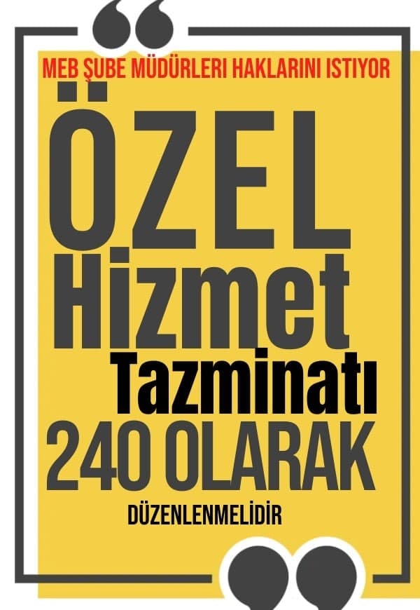 #MebSubeMudurleri 
Yapılacak bütün iyileştirme çalışmalarının alt yapısını hazırlayacak nitelikte ve duruma vakıftır.

<a href="/tcbestepe/">T.C. Cumhurbaşkanlığı</a> <a href="/yilmaznazif/">Nazif Yılmaz</a> @arzuerdemDB <a href="/_aliyalcin_/">Ali YALÇIN</a>
<a href="/TalipGeylan06/">Talip Geylan</a> <a href="/dbdevletbahceli/">Devlet Bahçeli</a>
<a href="/vedatbilgn/">Vedat Bilgin</a> <a href="/tcmeb/">Millî Eğitim Bakanlığı</a> <a href="/mebpgm/">Personel Genel Müdürlüğü</a>
