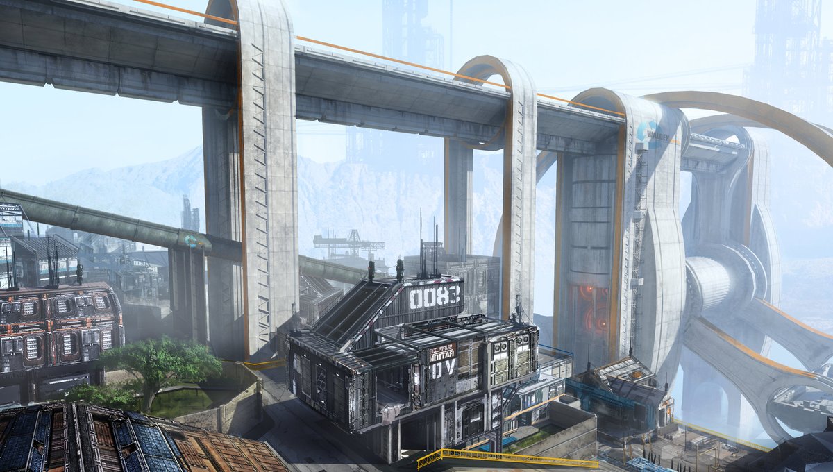 Игры будущего за рубежом. Titanfall 2 Concept Art корабль. Titanfall 2 Frontier. Город будущего игра. Город будущего из игр.