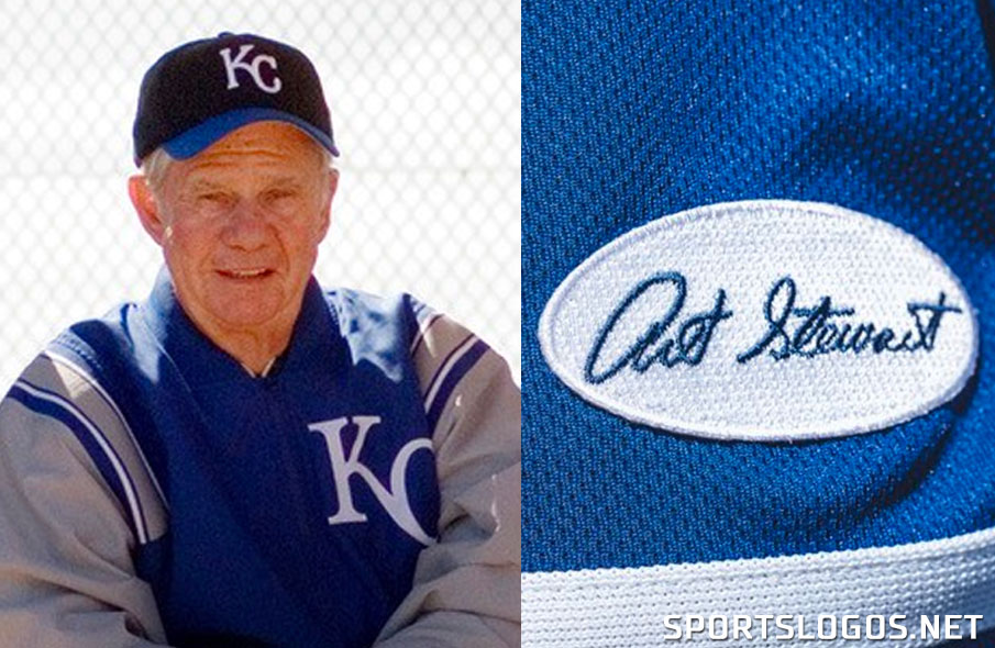Chris Creamer  SportsLogos.Net on X: The Kansas City Royals are honouring  longtime front-office employee Art Stewart with a memorial patch on their  jersey sleeves in 2022 Details here:  #KCRoyals #MLB