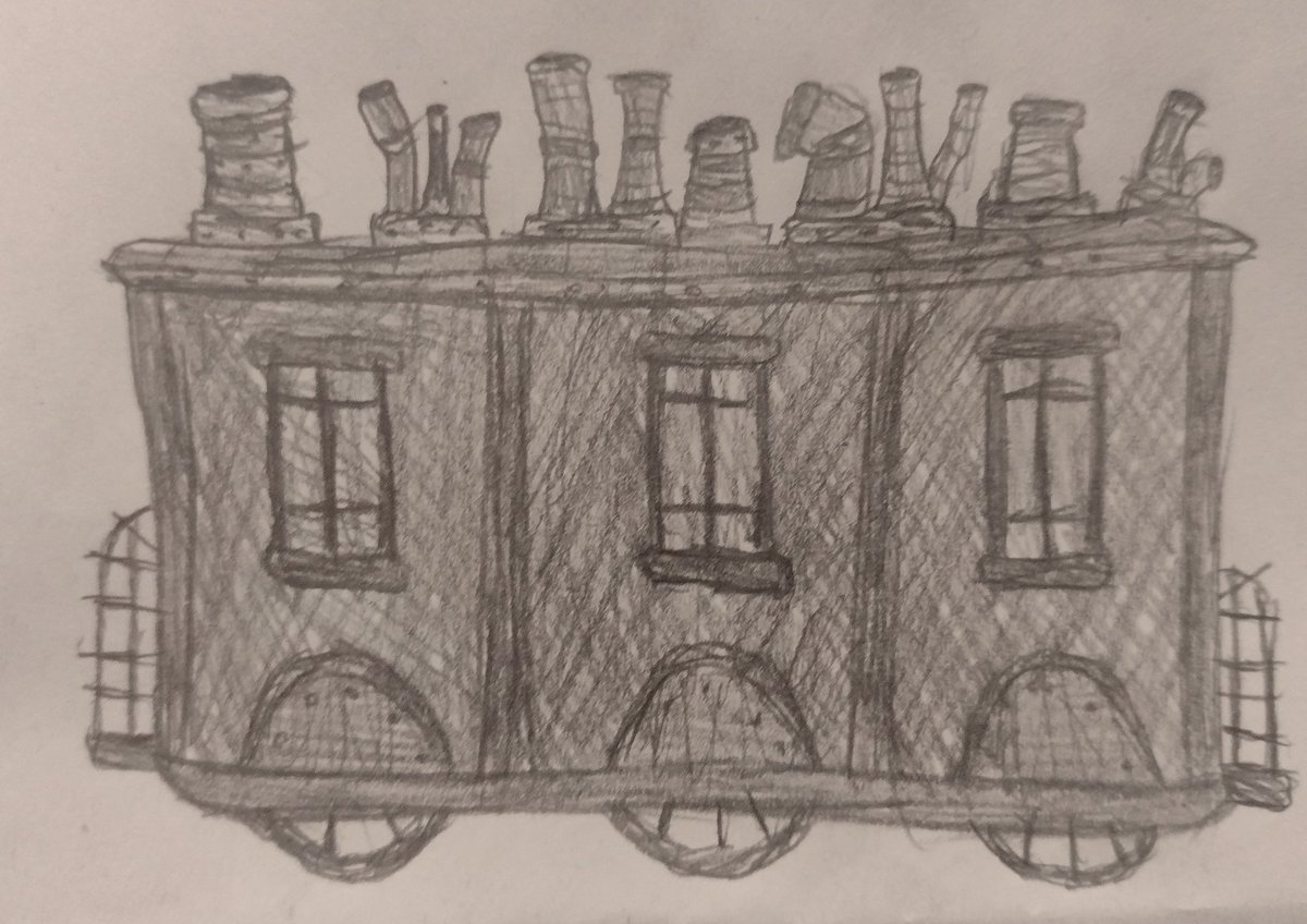 number150472570's tweet photo. I didnt Tweet for a Long Time, so here: some train.
#art #ArtistOnTwitter #pencilart #Pencildrawing #drawing #train #trainart #traindrawing #conceptart #horror #horrorart https://t.co/7EFfLa4cSZ
