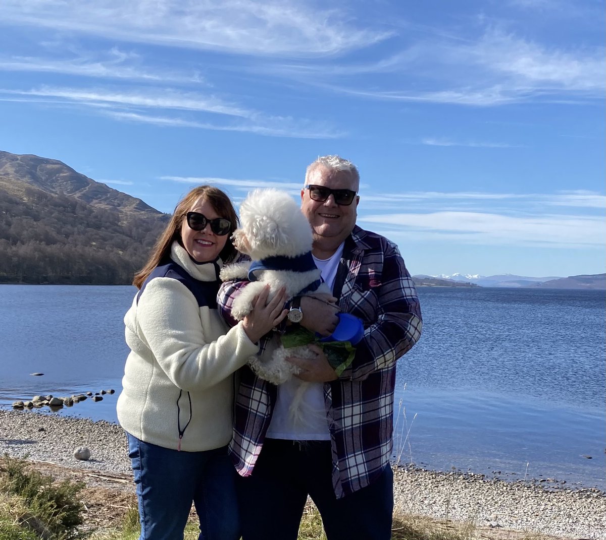 A beautiful day up at Kinloch Rannoch #scottishlochs #Scotland #myworld #mytwoboys 💞😎😎🐶💞🏴󠁧󠁢󠁳󠁣󠁴󠁿