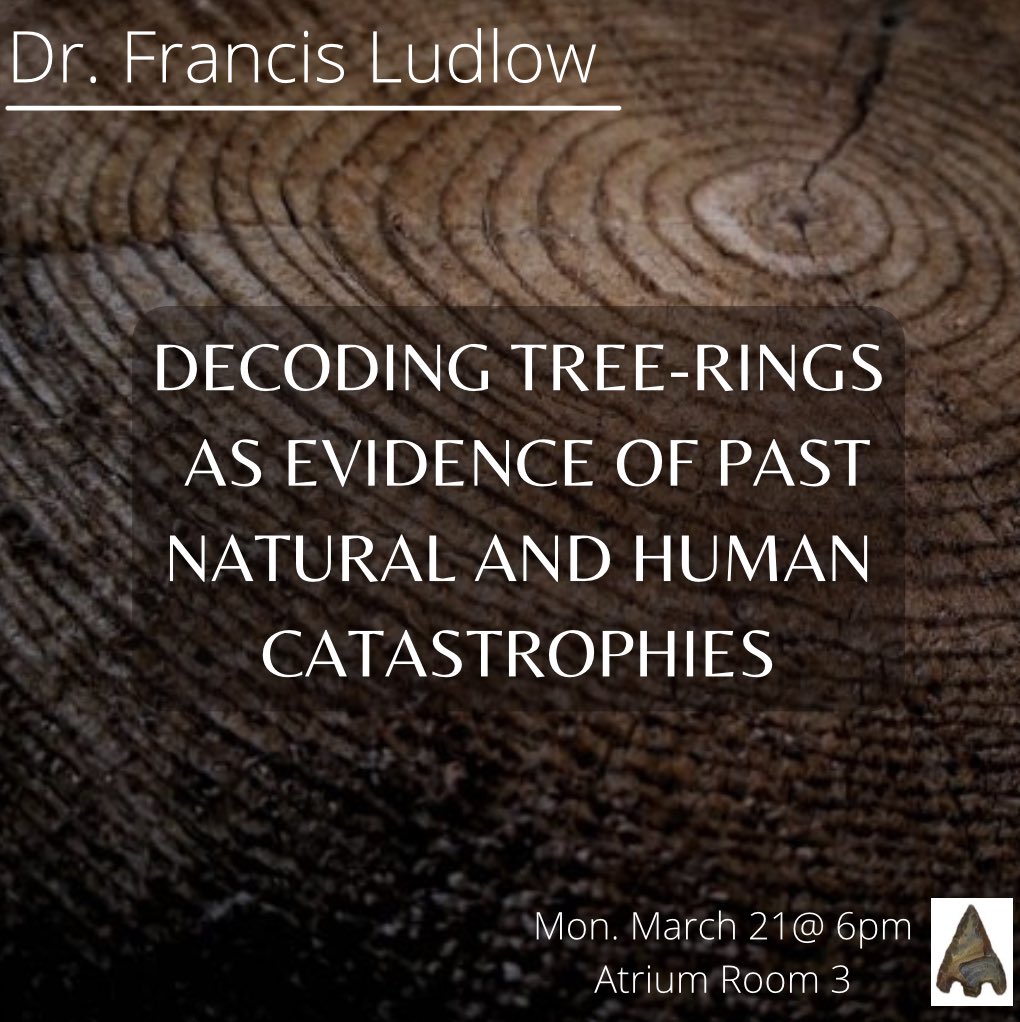 DUArchSoc's tweet photo. Join us for Dr Francis Ludlow's interactive workshop on "Decoding Tree-Rings as Evidence of Past Natural and Human Catastrophes" in room 3 of the Atrium!

It's a great way to gain hands on practical experience while also getting to meet some new faces 🤩 https://t.co/fHzvhEXXwj