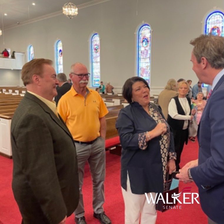 RepMarkWalker's tweet photo. Blessed to speak at Winkler's Grove Baptist Church in Hickory. Thank you Pastor Deal for the opportunity, and looking forward to speaking at Calvary Baptist in King tonight.
#ncsen #MarkWalkerVictory https://t.co/fxHzxnJoAa