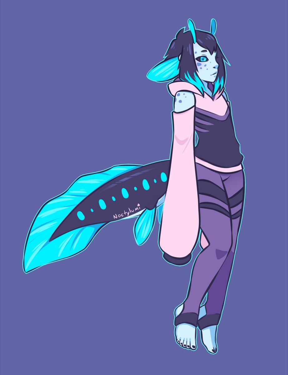 Noctylumi's tweet photo. How narcissistic is it of me that I really like drawing this fish https://t.co/emw2MWrawh
