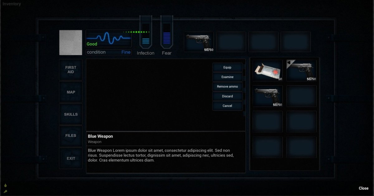 IndiGameStudio's tweet photo. New inventory prototype for the game EBOLA 3

ADD TO YOUR WISHLIST - EBOLA 3 https://t.co/UAQZWzM8qg

#ScreenshotSaturday #DyingLight #Steam #indiegame #Games #News #SurvivalHorror #ResidentEvil https://t.co/y6P6d1K5Hl