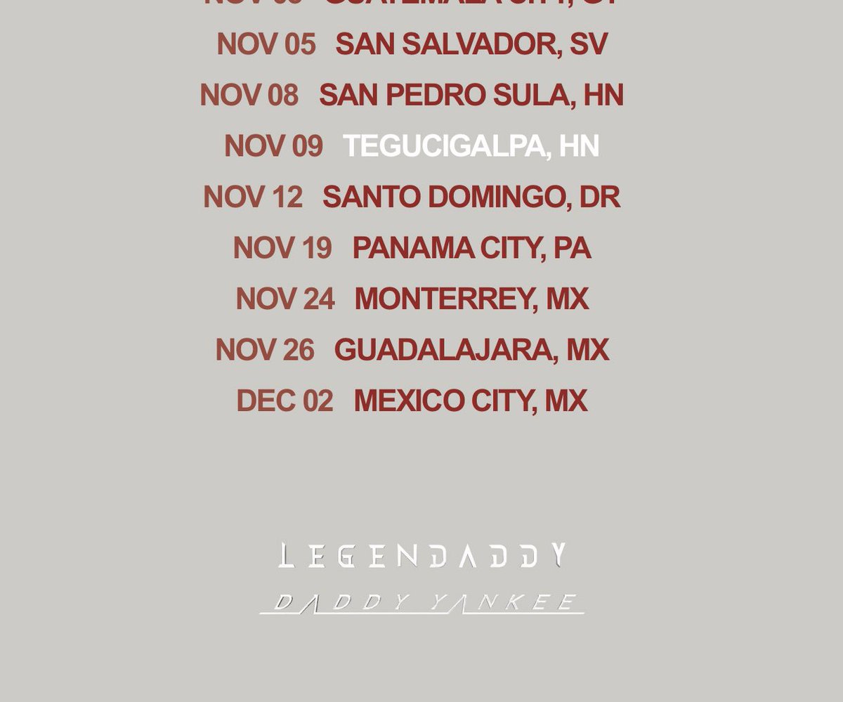 oriabarrientos's tweet photo. 🫶🏻 Noviembre Honduras 🥹 @daddy_yankee #LEGENDADDY https://t.co/UkVZp42IaY