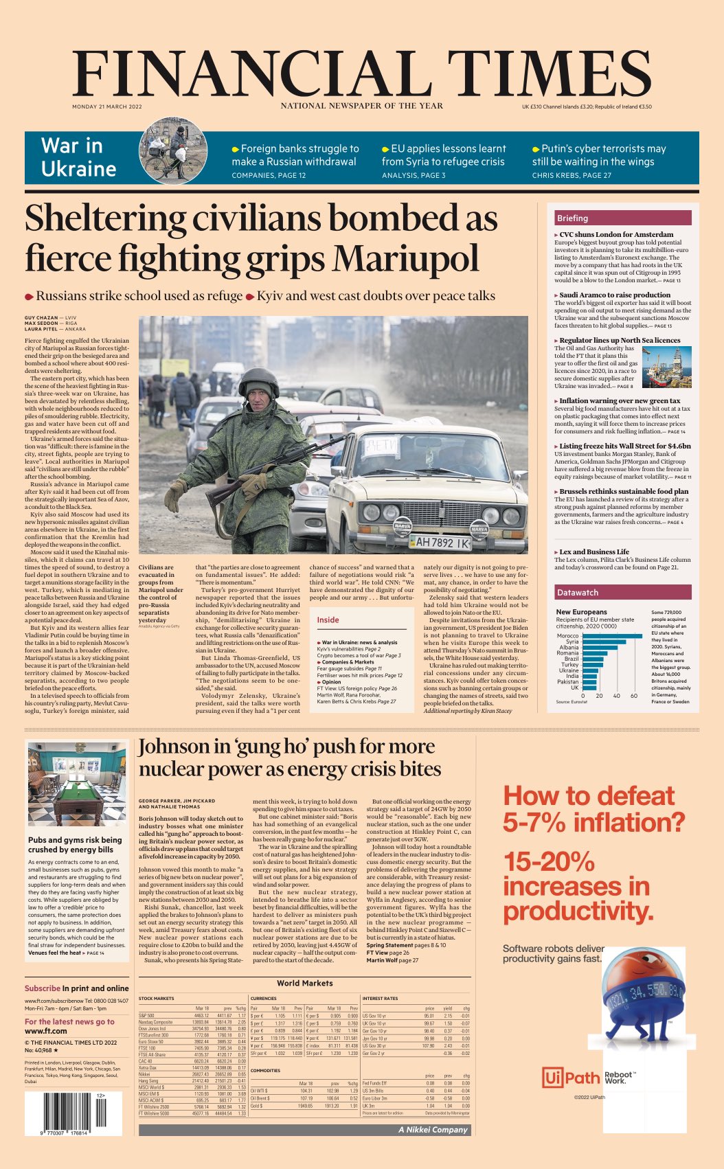 Allie Hodgkins Brown On Twitter Monday s FINANCIAL TIMES Sheltering 