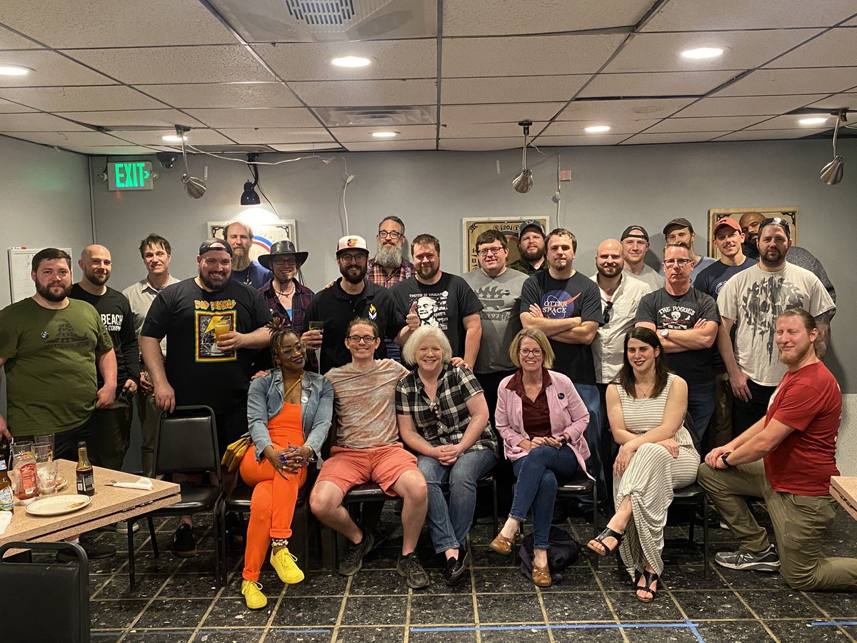 Manly_Paul's tweet photo. Fantastic showing for the  @LPMisesCaucus of Maryland last night. Props to @Alexand46079636for organizing a fun night.  @lpmcmd https://t.co/eXQ0xoDE5g