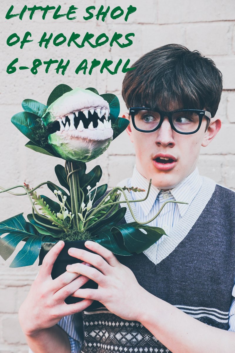 BathTheatreSch's tweet photo. Little Shop of Horrors
6-8th April
Tickets available at https://t.co/VtAlFS2vh2
#Beechen #BTS
@TheatreBath @bathlive @BathEnts @BeechenCliff https://t.co/tQwOPOzH0K