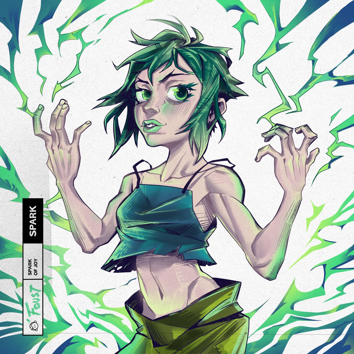 foust98's tweet photo. Spark of joy ⚡
experimenting some green palettes 😉
Commissions Open🧑🎨
#digitalart #sketch #characterdesign #illustration #digitalpainting #foust #photoshop https://t.co/Lt39eY2iuO