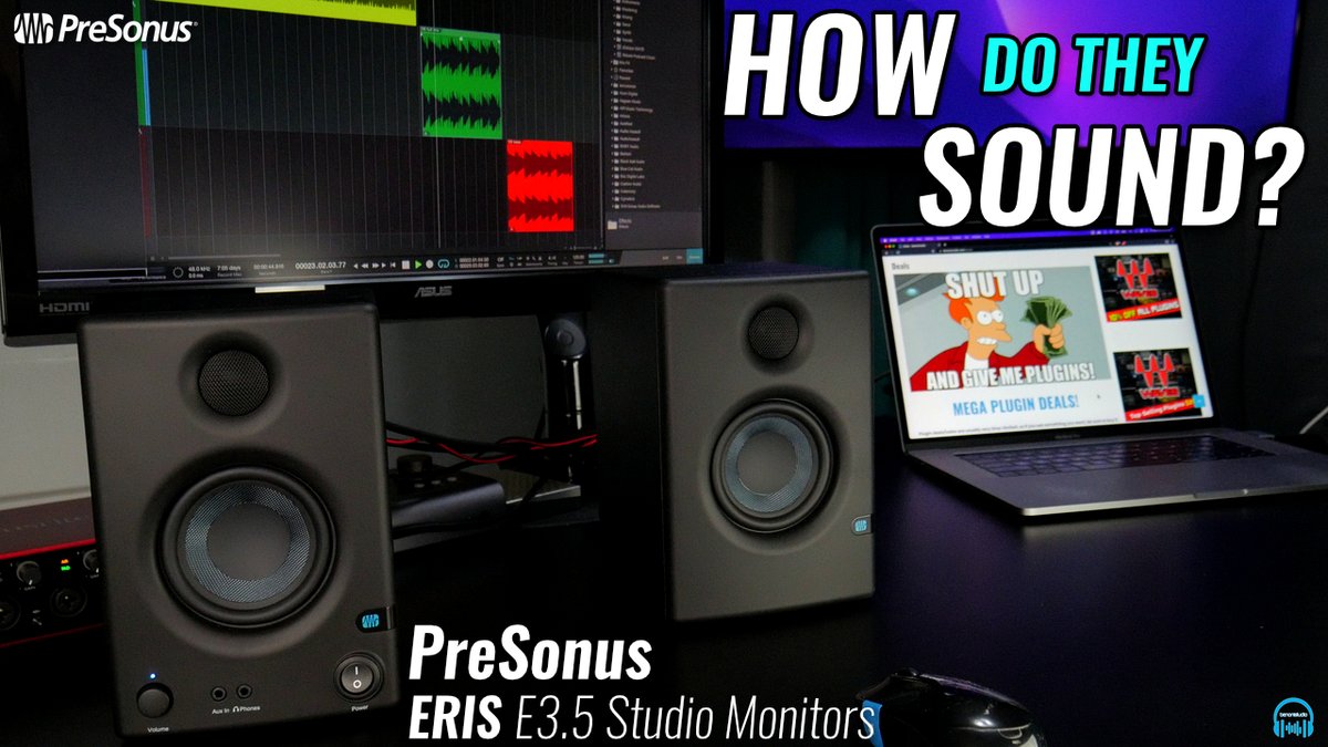 BenoniStudio's tweet photo. PreSonus has done something unheard of 👂 $99 studio monitors you can actually mix on 🤯

Watch now:

(youtube) https://t.co/vaMXnTaHke

(rumble) https://t.co/ZgGqFoupg3

(odysee) https://t.co/lVGphUCkJ0

#PreSonus #studioMonitors #mixing #StudioOne #ProTools #WOW #AreYouAWizard https://t.co/sOl7wKIFkA