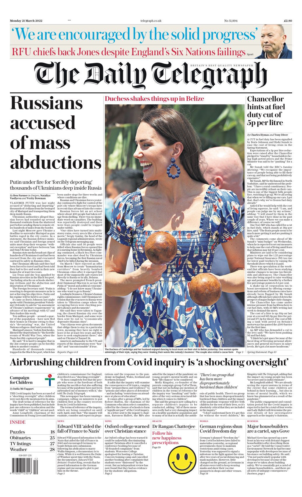 Allie Hodgkins Brown On Twitter Monday s Daily TELEGRAPH Russians 