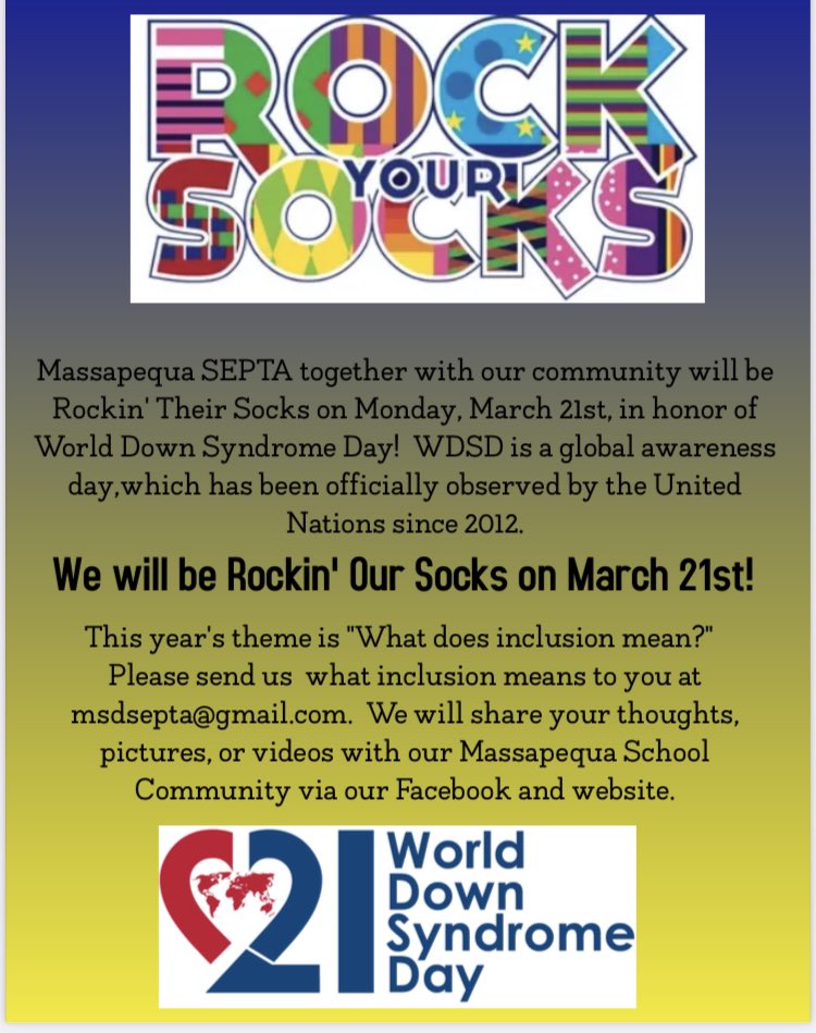 East Lake School (@msdeastlake) on Twitter photo Rock Your Socks tomorrow 3/21 in support of WDSD. Please consider donating a pair of brand new socks to our Rock Your Socks: Sock Drop Event to benefit the Long Island Coalition for the Homeless. #eastlakesoars <a href="/tmckillop3/">Tom McKillop 3</a> <a href="/EastLakeCorrado/">East Lake Corrado</a> Rock Your Socks tomorrow 3/21 in support of WDSD. Please consider donating a pair of brand new socks to our Rock Your Socks: Sock Drop Event to benefit the Long Island Coalition for the Homeless. #eastlakesoars <a href="/tmckillop3/">Tom McKillop 3</a> <a href="/EastLakeCorrado/">East Lake Corrado</a>