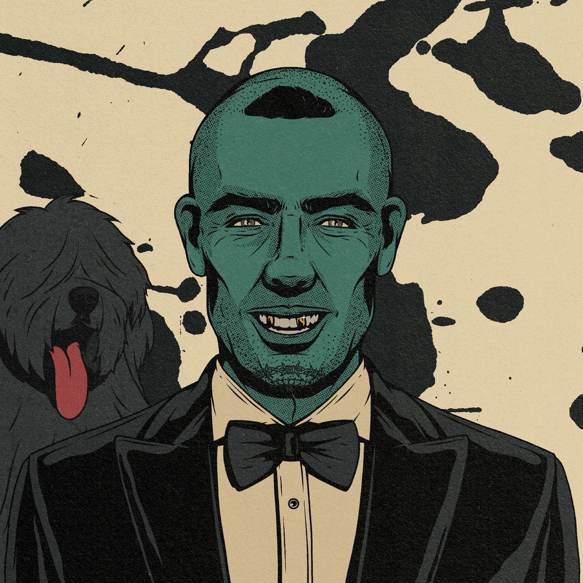 TacitaToons's tweet photo. #NewProfilePic While we're revamping our @AlphaKingdomNFT art, I'll be rotating through some favorite projects in my wallet! Starting with the one that revealed today. @MartianPLeague My tux/doggo one is rarest. Had to grab a female one for PFP use though! #MPLfollowMPL ? https://t.co/WOLy8GWeTw
