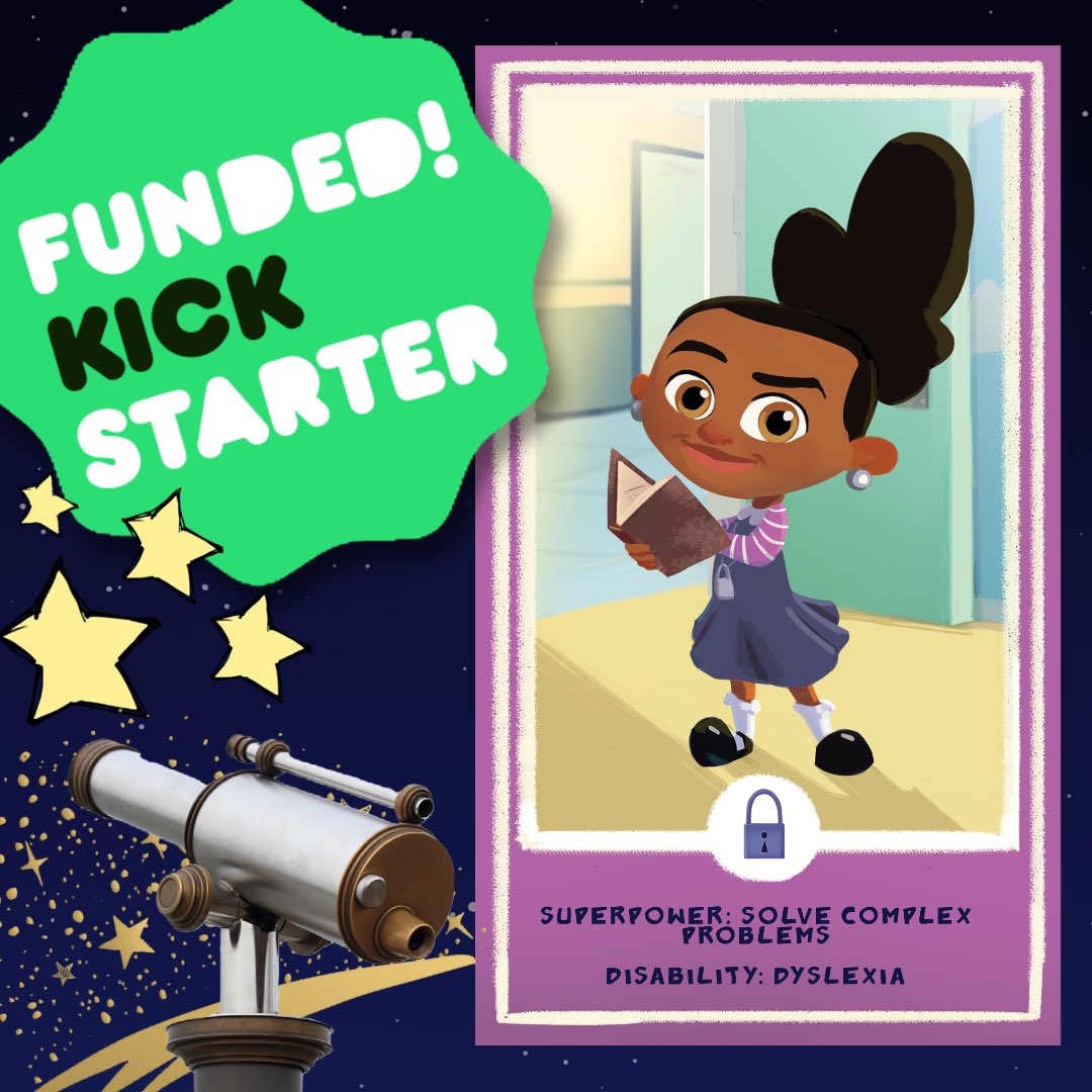 TheCapables's tweet image. 💫 CAPABLES CREW! 💫

We did it! Thanks to the SUPER support of over 200 people, Lex’s story is coming to life this fall!

Different is SUPER! 💥

#Dyslexia #dyslexic #RepresentationMatters #inclusion #book