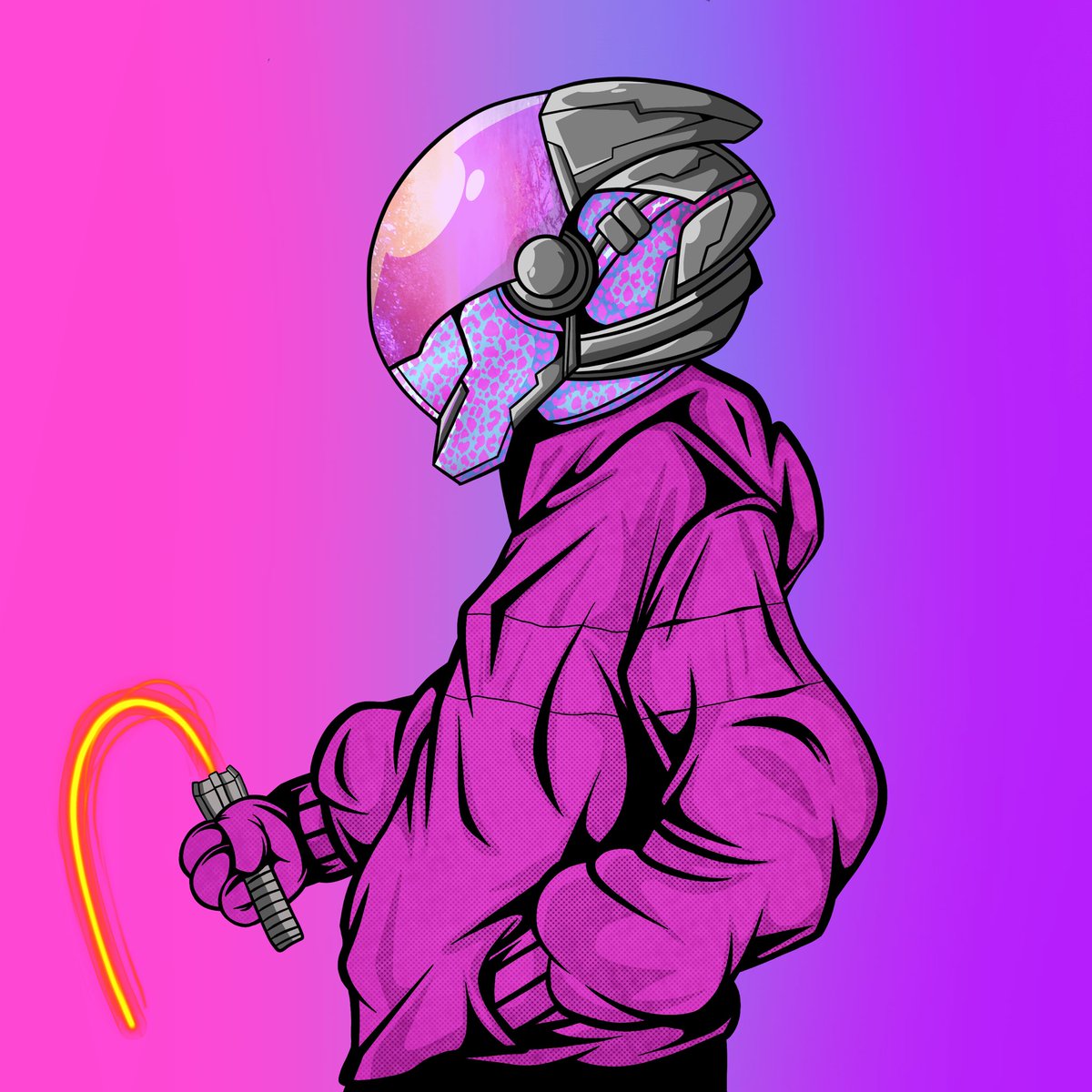 devdosomethings's tweet photo. @The_Cynova Proud member of floppy saber gang #floppy #somuchpink #NFTs #NFTCommunity #solananft https://t.co/cZiGULHJvY