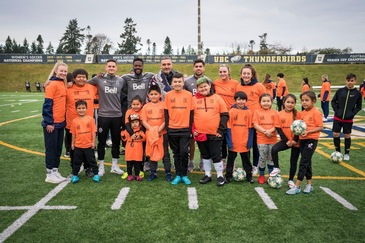 HopeandHealth4l's tweet photo. Sending champions vibes & cheering on our favourite team + partners @WhitecapsFC on game day for an awesome result! We love you! 🧡⚽️🤩 #bethechange #onemindoneheart #champions #inittowinit #ittakesavillage https://t.co/zah3QFxozM