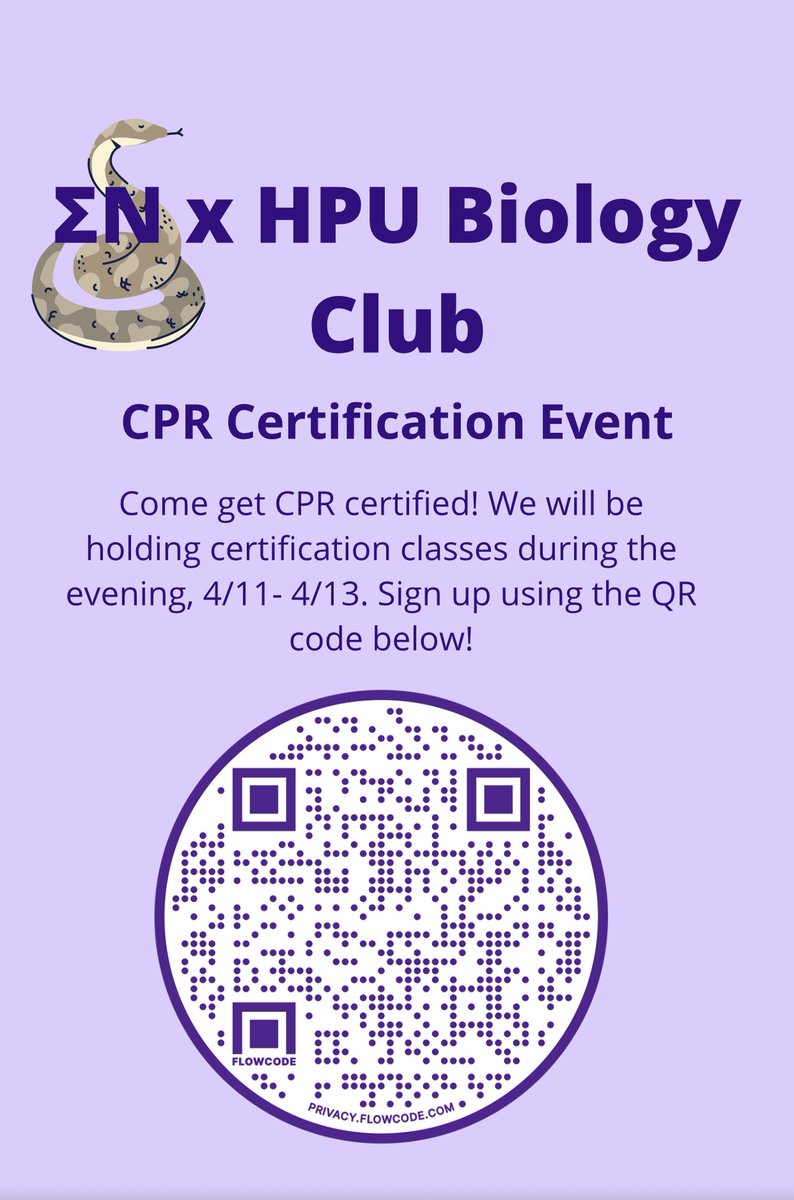 HPUBiology's tweet photo. Join us!! https://t.co/L4qYpDUgbk