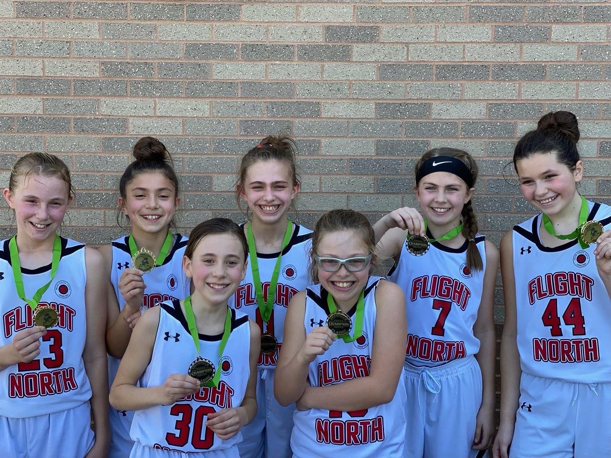 WVTbasketball's tweet photo. Congrats to PFN 2029 and 2030 Gatlin on winning their championships at the Shamrock Classic! ☘️🚀✈️

All we do is win 🏆 https://t.co/4J2AGWglBD