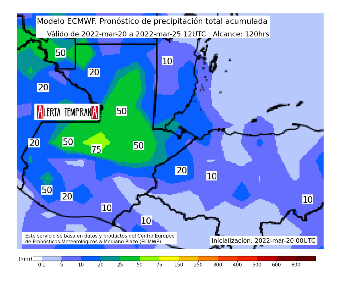 AlertaGt502's tweet photo. La Conagua Mx estima que el poderoso #FrenteFrio38 se acercará a la región durante el jueves 23 y viernes 24 de marzo generando una Vaguada PreFrontal con lluvias para el norte de Guatemala 🇬🇹
Atentos en #Cobán por acumulados de hasta 75mm de lluvia 📄✍️
#ClimaGt #FF38 https://t.co/3rwDGZkgo6