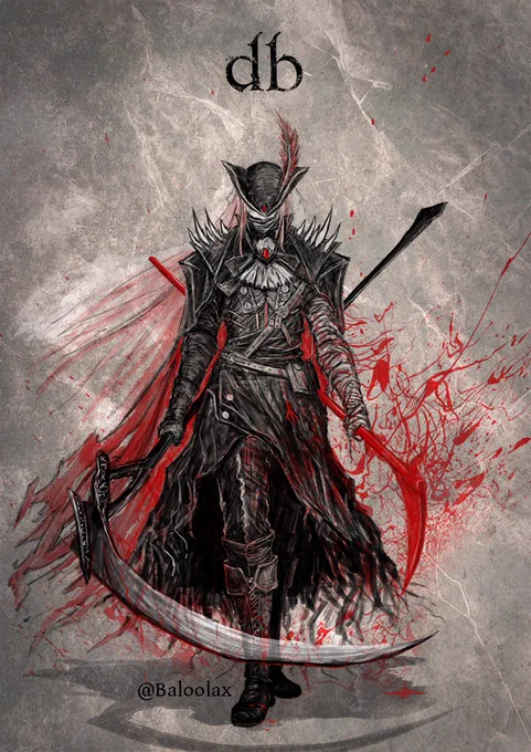 Calli x Bloodborne fanart
#callillust #カリイラスト #Bloodborne 