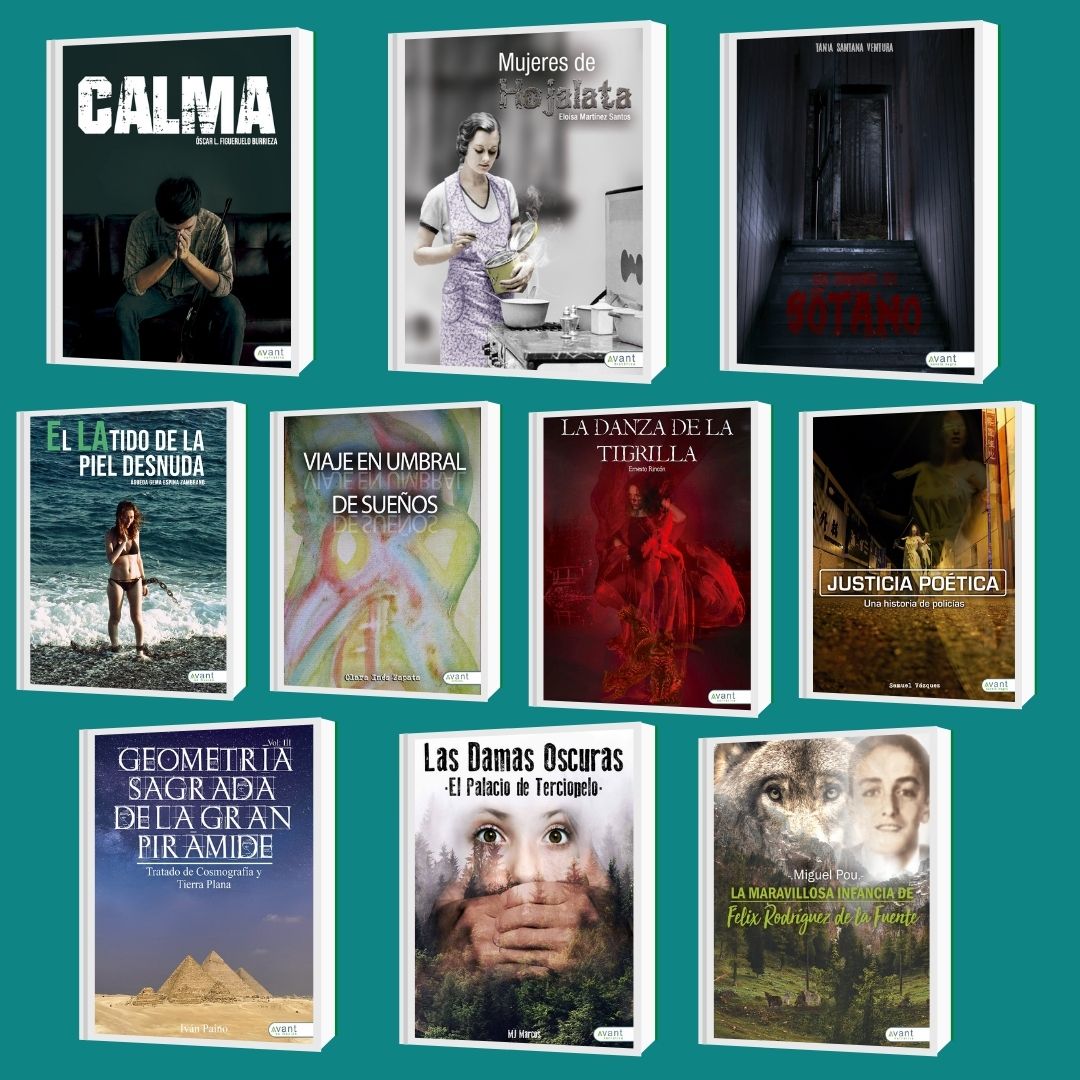 Un mes de marzo que Avant Editorial cierra dando a conocer los diez títulos más vendidos durante 2021.
Oscar Figueruelo, Eloísa Martínez Santos, <a href="/TaniaStna/">Tania Santana</a>
Águeda Espina, Clara Inés Zapata, Ernesto Rincón, Samuel Vázquez, Iván Paíno, <a href="/MJMarcosFuster/">MJMarcos</a> y Miguel Pou
#avanteditorial