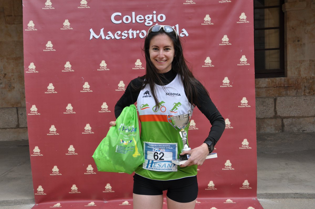 crisbionutri's tweet photo. 🏃‍♀️Carrera Solidaria Colegio Maestro Ávila
Salamanca is definitely not flat📈 Little by little getting back in shape 💪
Finishing on the 14th position in the absolute female classification (2nd in my age group)😊
#running #triathlete #swimbikerun #nutricionista #salamanca #segovia https://t.co/1h1mFEWNke