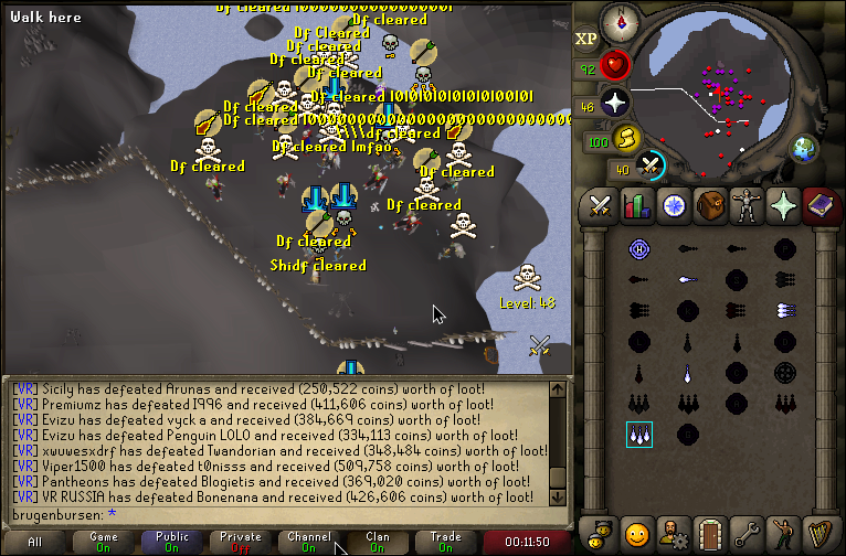 OSRS_VR's tweet image. What can we say?

Our solid composure guided us through a 2v1 situation today, with VR coming out as clear winners!

We then pillaged the rest of the wild, with special thanks to AC for the staff!

GF to Liths, embarrassing display for DF 🤣

More below:
vr-rs.com/forums/topic/1…