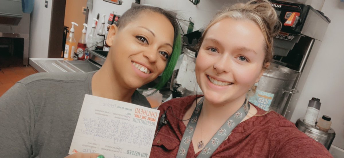 LillyJessyca's tweet photo. My crew rocked out a busy Sunday morning with the best attitudes! ATLs for everyone! Each and every one of them demonstrated team service and flowed together. I’m so proud of us all! I can’t thank you guys enough! #chilislove #teampalestine 🌶 https://t.co/stFrhrN2O3