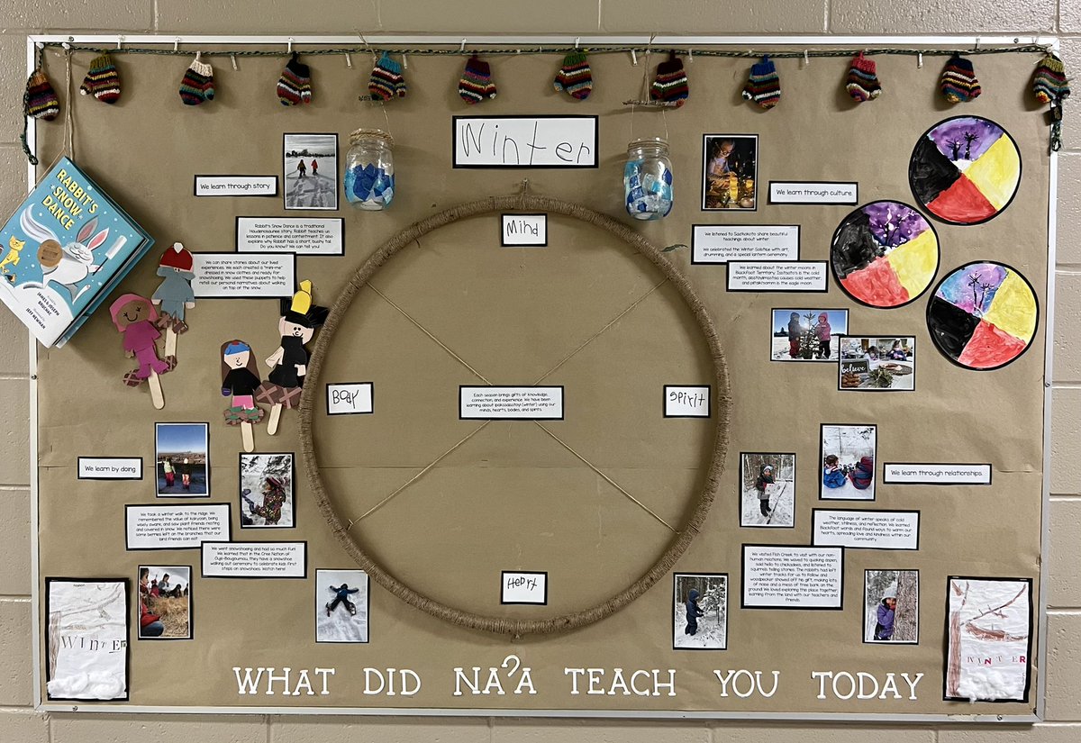 Ayy, Winter, for all your gifts and teachings. We walk into the next season with new knowing in mind, heart, body, and spirit. ❄️ #CBEIndigenousEd