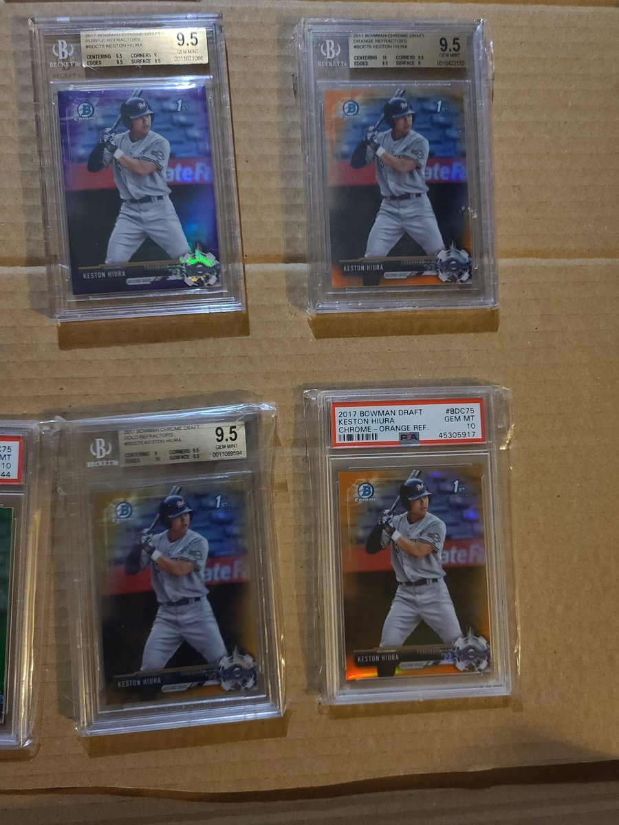 MrStuff's tweet photo. @CardPurchaser Keston Hiura. So underrated and forgotten. Struggled last year but was dealing with his moms cancer etc. Today in Spring Training, Solo HR, walk and run, 2 rbi single. 2 for 2 with 3 rbis and 2 runs. KESTDADDY is gonna be a force. Watch. #collect #Kestdaddy #ThisIsMyCrew https://t.co/hyYiLXI9cb