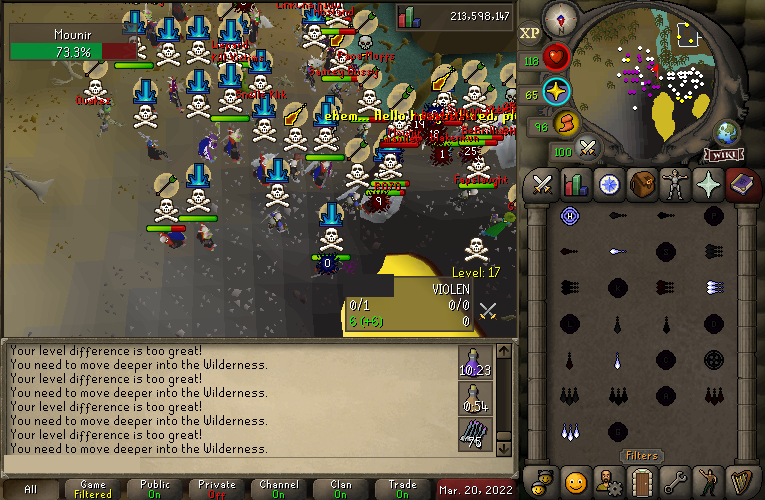 OSRS_VR's tweet image. What can we say?

Our solid composure guided us through a 2v1 situation today, with VR coming out as clear winners!

We then pillaged the rest of the wild, with special thanks to AC for the staff!

GF to Liths, embarrassing display for DF 🤣

More below:
vr-rs.com/forums/topic/1…