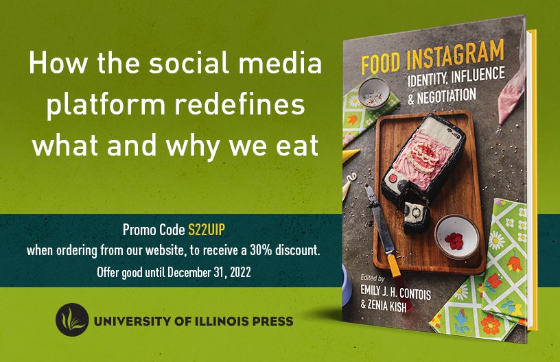 @analuciaraujo_ Our edited collection Food Instagram: Identity, Influence & Negotiation has been pandemic delayed a couple of times (grr), but we're still excited for it to come out at the end of May! 

press.uillinois.edu/books/?id=58my…