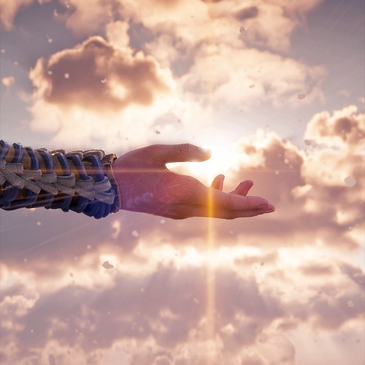 EveBravesmith's tweet photo. ☀️
🤲
#HorizonForbiddenWest #VirtualPhotography #BeyondTheHorizon #sky #Sunlight https://t.co/GgMWavfn8h