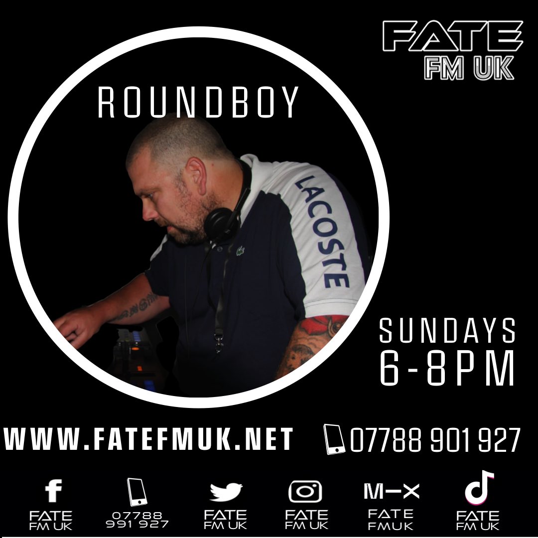 F8FMUK's tweet photo. @dj_roundboy #live 6-8PM #UKG #Follow #JoinTheShow like love follow &amp; share #FATEFMUK 
https://t.co/BVqNbzz4ut
https://t.co/yrwR1IKgA7
TuneIn https://t.co/yqUjIyIH5p
https://t.co/Jseg2vyli2
https://t.co/nNLezhjH8t
https://t.co/ewminCJAPF
https://t.co/W1mD46oUDi https://t.co/2OOQEYBZhI