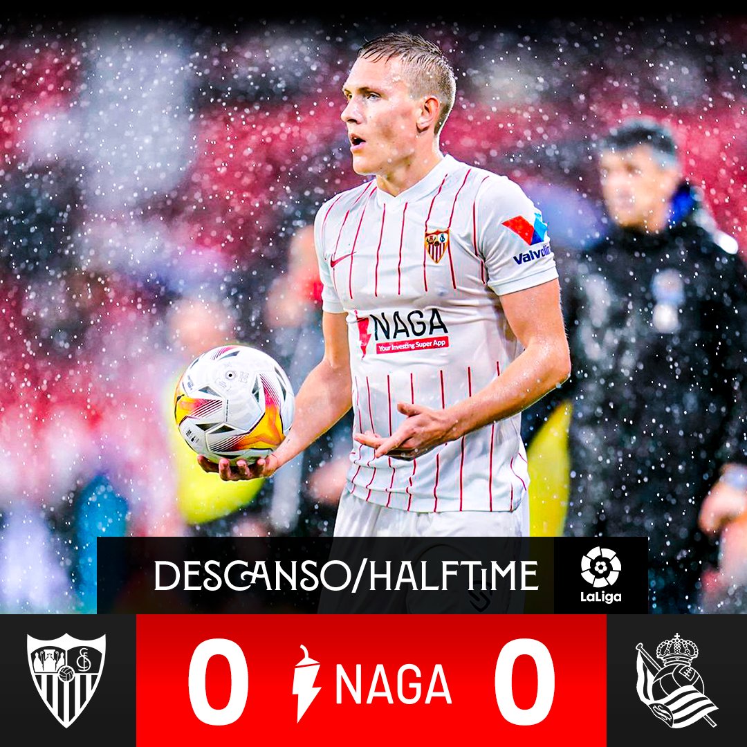 🚨 A vestuarios. ⏸️

#WeareSevilla #NuncaTeRindas #SevillaFCRealSociedad