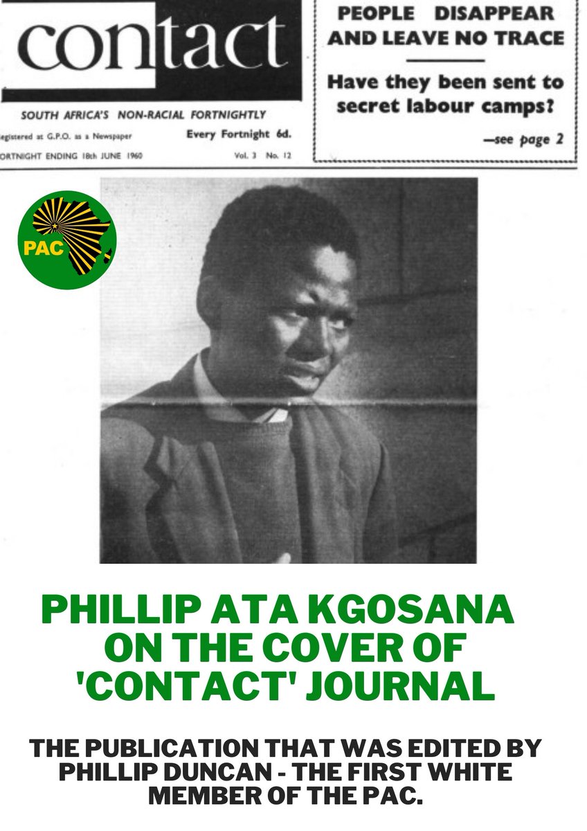 Remember Phillip Ata Kgosana..

Then only 21 years of age, he had to skip bail and flee the country when he was charged after leading 30k PAC protesters into the city of Cape Town..#March21 #SharpevilleLangaCommemoration

*Image courtesy of the London anti-apartheid archives