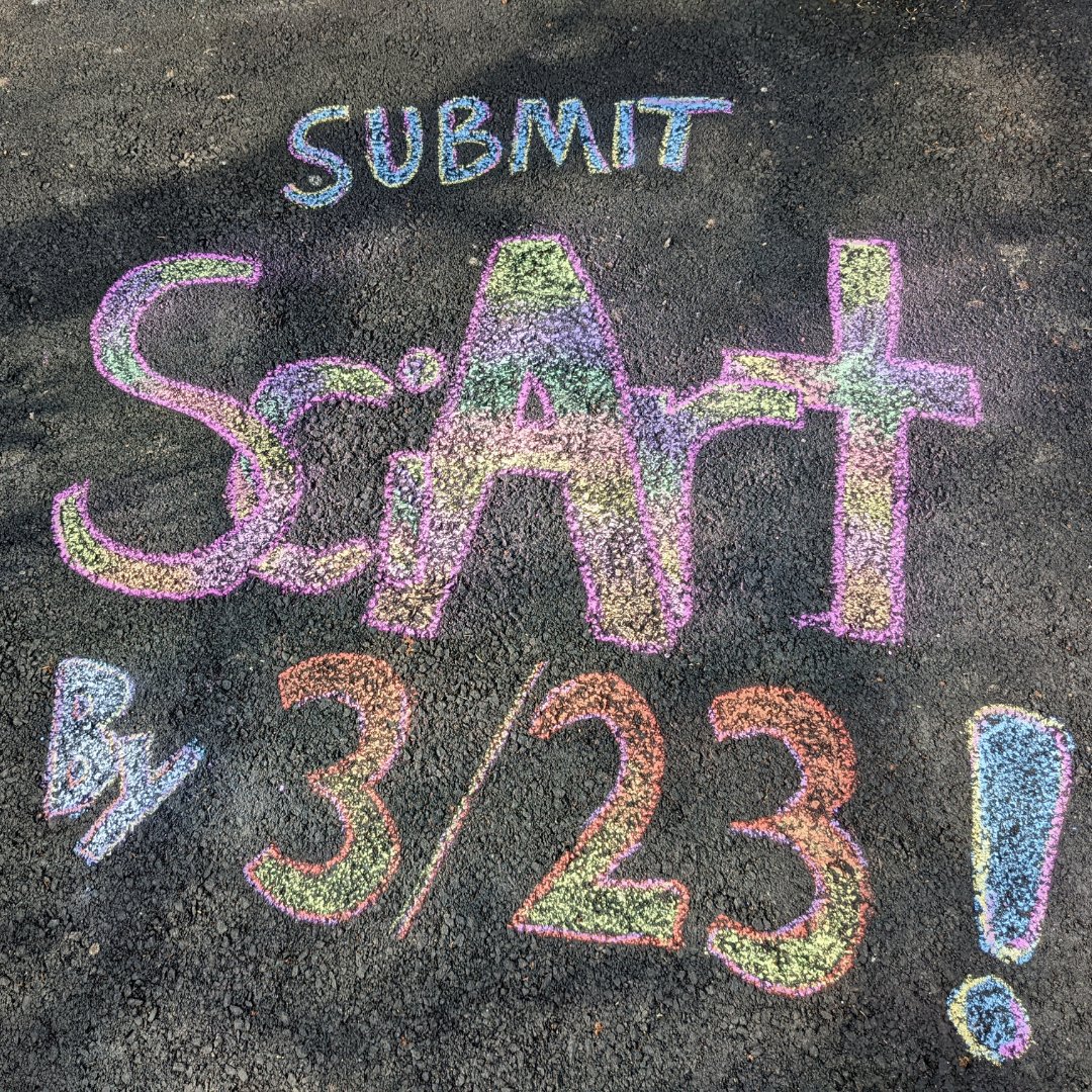 There’s still time! Submit your SciArt by midnight, Wednesday 3/23!

Science is Art <a href="/LehighU/">Lehigh University</a> competition: lehighsciart.weebly.com
<a href="/Lehigh_AAD/">LU Art/Arch/Design</a> #SciArt #SciComm