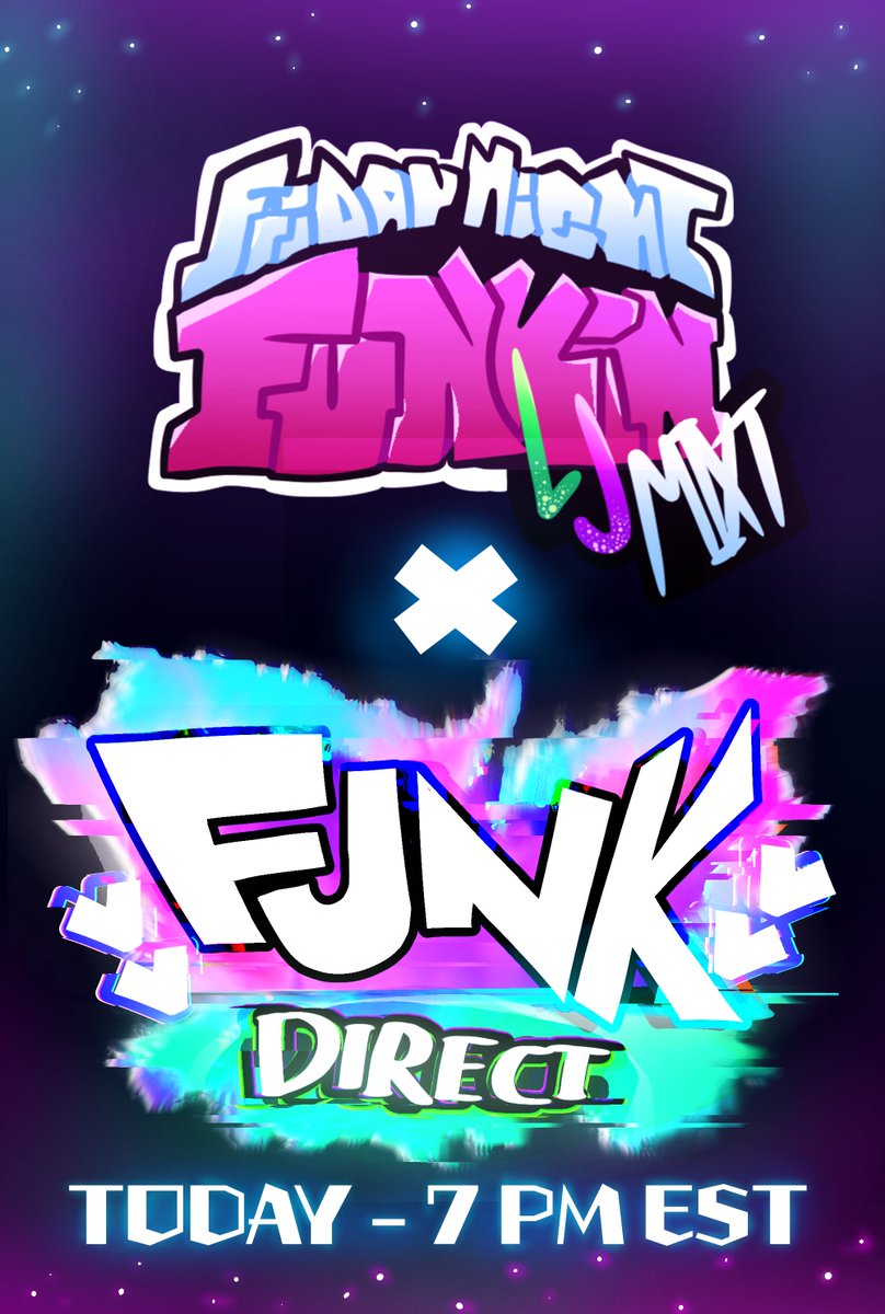 FridayNightLJ's tweet photo. HEY EVERYONE! 

The LJ MIXT Trailer is going to be appearing in the Funk Direct today at 7 pm EST! Absolutely be sure to follow @FUNKDIRECTFNF and stay tuned for when it starts! We'll see you there!  - 🍈 https://t.co/N6CSDznfuR