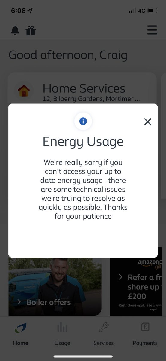 HollowayStatue's tweet photo. @MartinSLewis Your doing a great job on helping people with the energy crisis - one thing you help m people is being able to see and manage their costs. @BritishGas app - no usage or costs since mid Feb - people knowing what they spend as they come to huge price rises is not good https://t.co/weJN8sRl1e