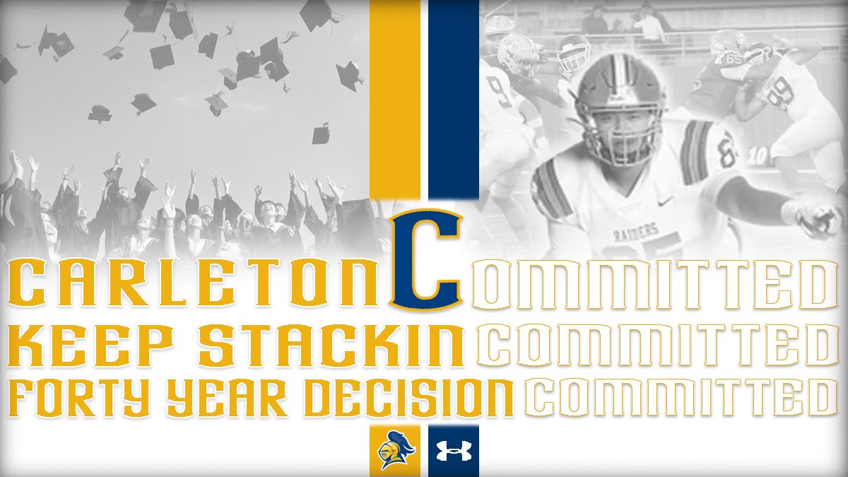 New Beginnings ⚔️🔵🟡
<a href="/CarletonFB/">Carleton Football</a> <a href="/CoachJournell/">Tom Journell</a> <a href="/CoachLeeXiong/">CoachDennisLeeXiong</a> @coachvanepps 
#KeepStackin